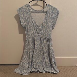 Floral Blue Sundress